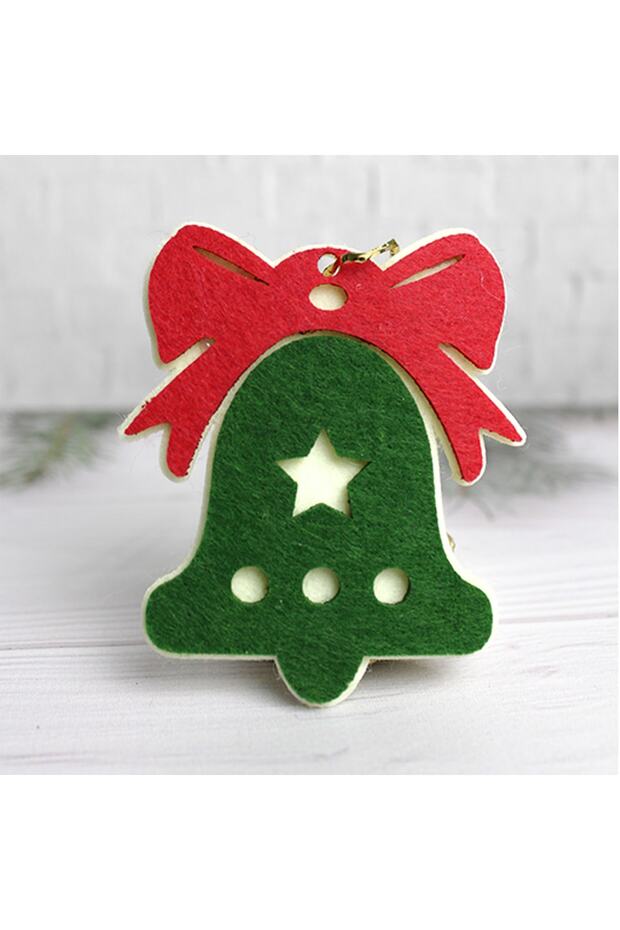 Felt Christmas Ornament Deer Christmas Tree Ornament 2 Pieces