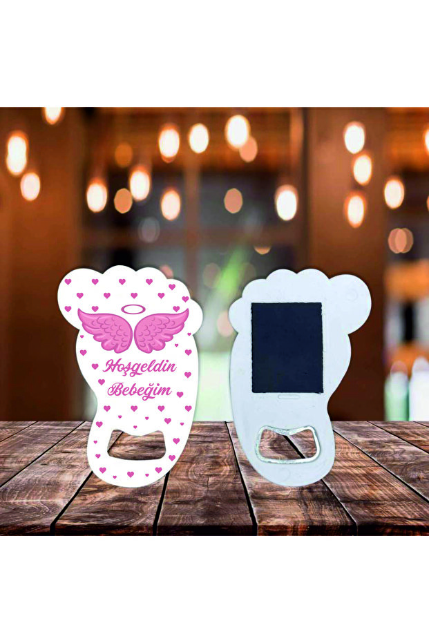 10 Pieces Foot Opener Magnet with Angel Wing Figure