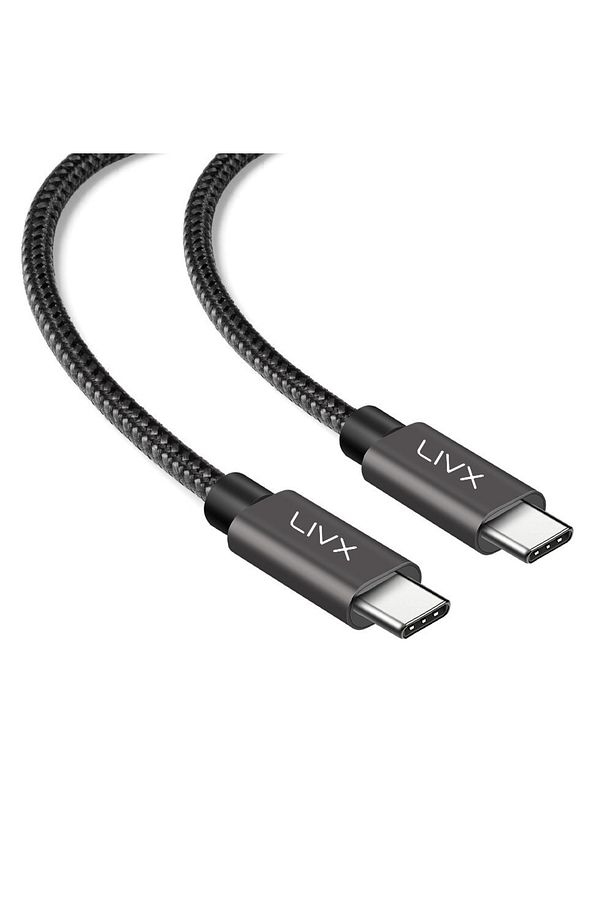 Solid 100w 5a Type C To Type C Pd 2.0 Süper Hızlı Şarj Ve Data Kablosu 2 Metre Space Gray Lva-tct - 7