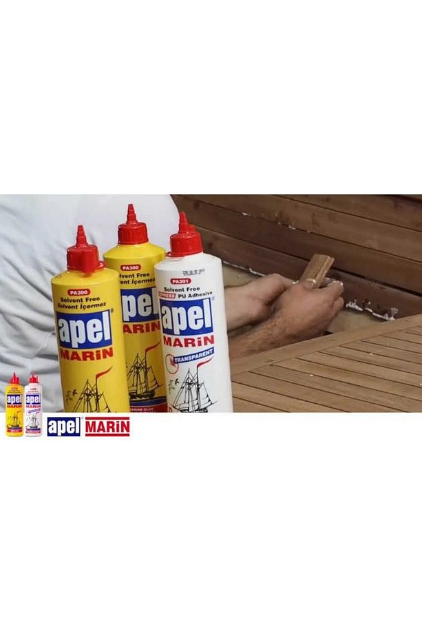 Pa300 Apel Marin Poliüretan Gemi Yat Deniz Ahşap Palet Mdf Sunta Tutkalı 600gr. - 5