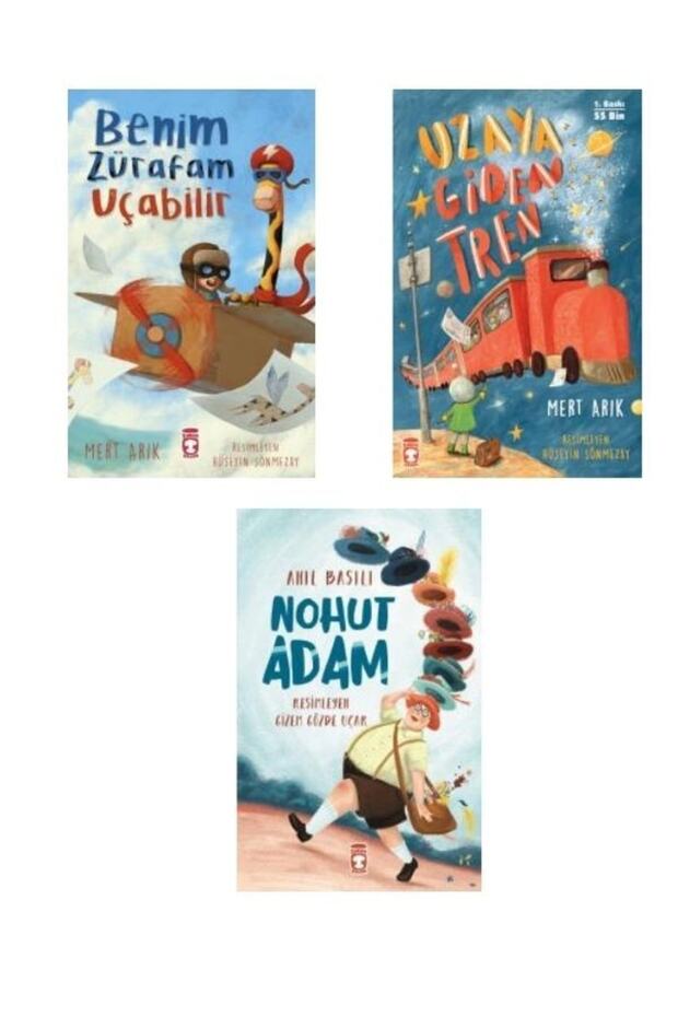 The Train to Space - My Giraffe Can Fly - Nohut Adam 3 Kitap Set