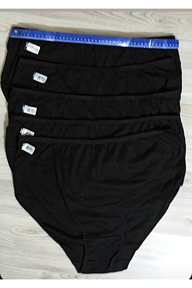 En Bütük Maxi Oversize Bato 10XL Panties Black 5Pcs