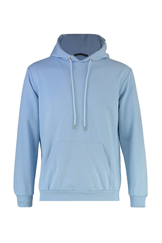 Mavi Regular/Normal Kesim Kapüşonlu Uzun Kollu Sweatshirt TMNAW20SW0162 - 6