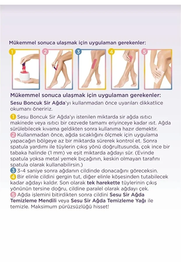 Boncuk Sır Ağda Bezsiz Kullanım - 4