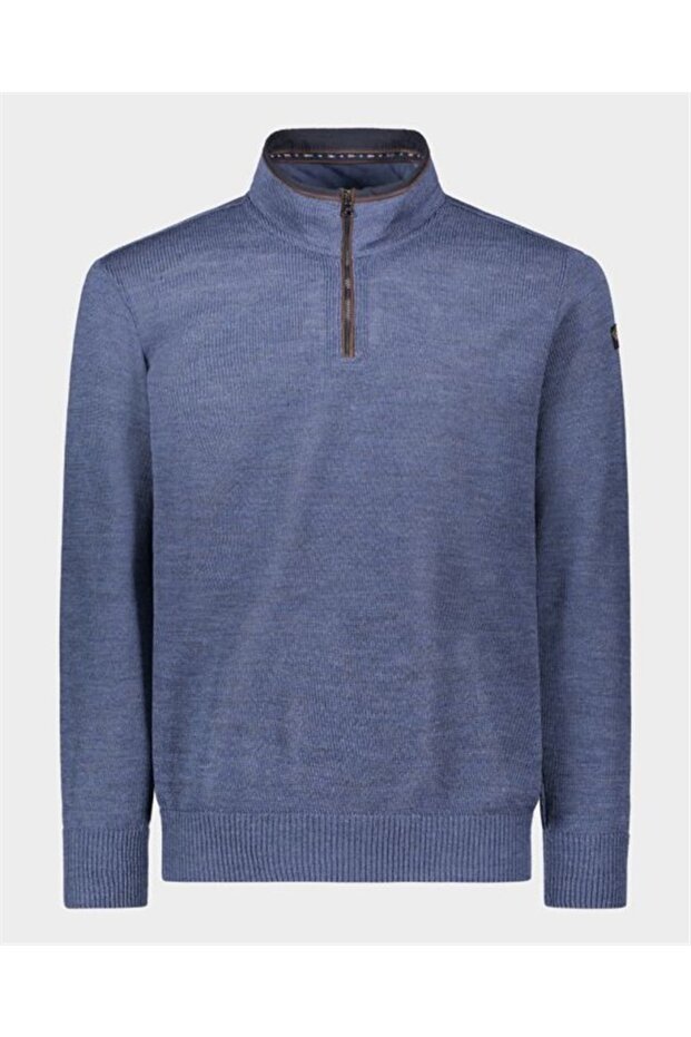 Men's Zıpped Pullover C.w. Wool - 5