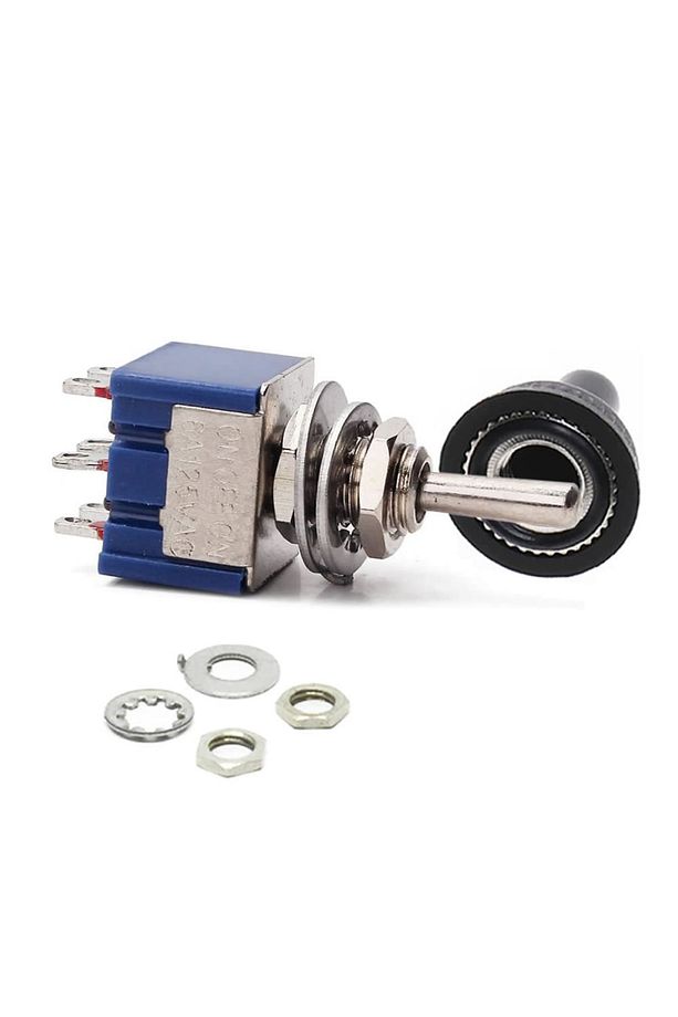 Mts-203 Mini Toggle Çift Anahtar 3a 250v On / Off / On 6 Pin 3 Pozisyon - 6