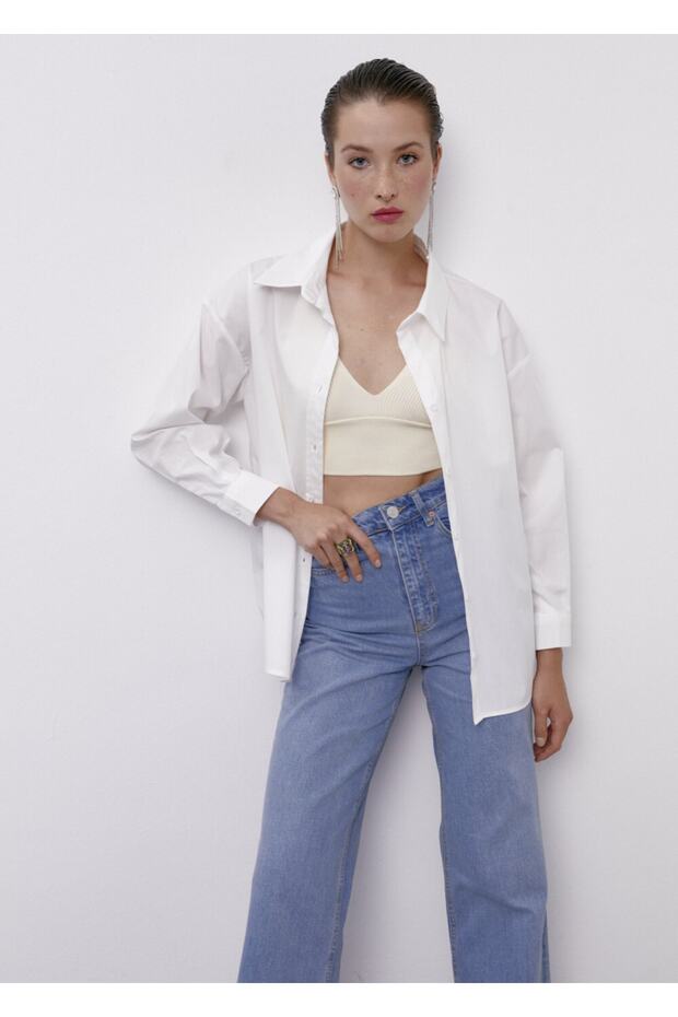 Oversize Gömlek - 4