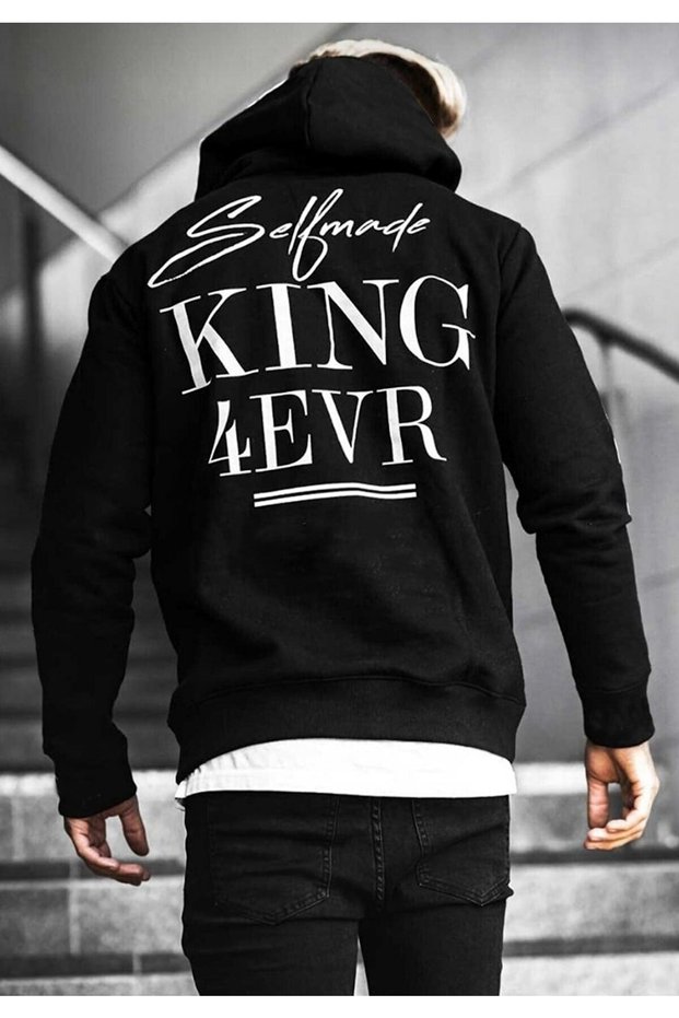 King Printed Hooded Oversize Sweat