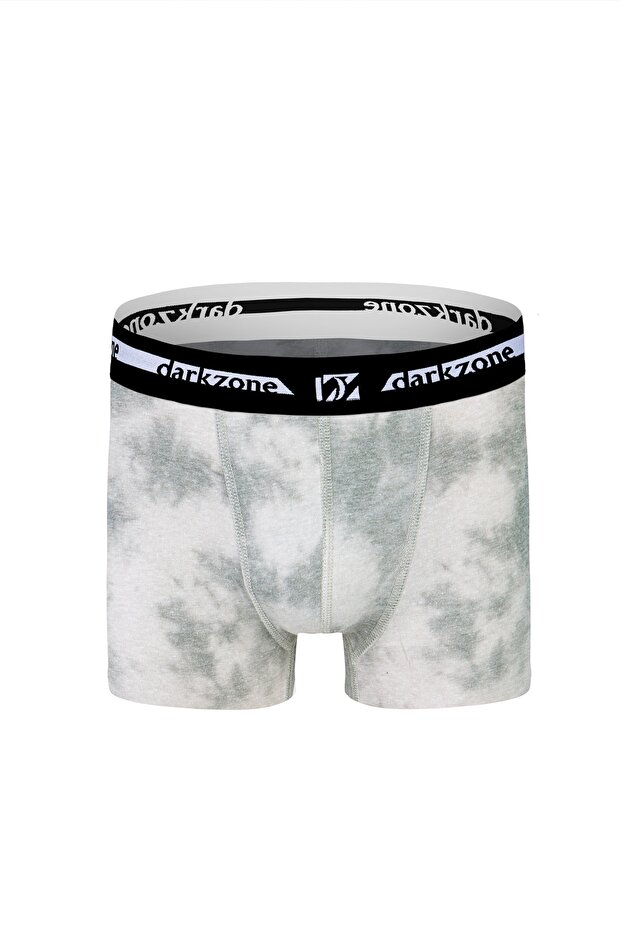 Cream Patterned Men's Boxers - 1