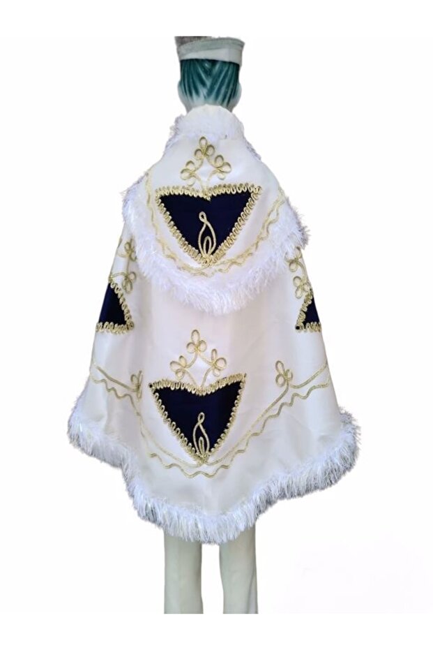 Denbu Textile Circumcision Clothing 9 Piece Cream Color Tulip Model
