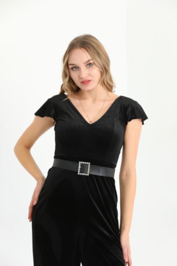 Kadın Kadife Tulum - 7