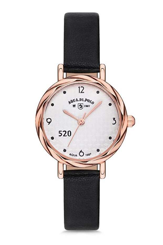 Women's Leather Black Wristwatch Apwa031000