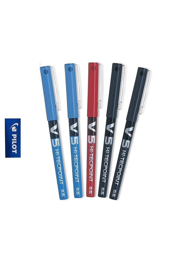 V5 Hi-tecpoint 5 Adet Iğne Uçlu Mürekkepli Kalem - 2