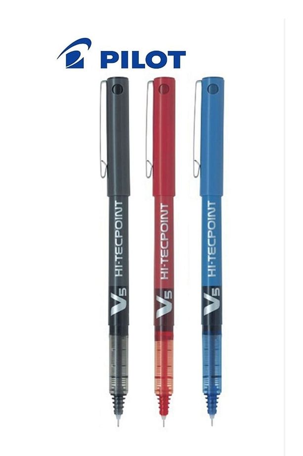 V5 Hi-tecpoint 5 Adet Iğne Uçlu Mürekkepli Kalem - 3