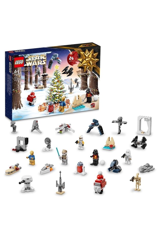 Star Wars Christmas Calendar 75340 Toy Building Set for Kids (329 Pieces)