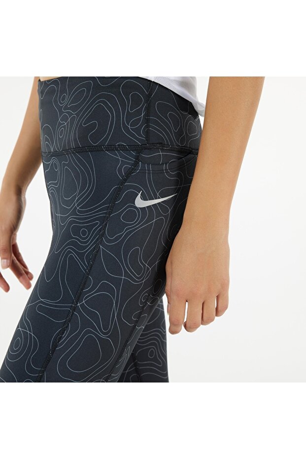 Fast Run Division Crop Running Leggings Kadın Tayt - 4