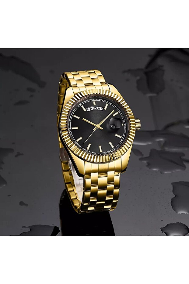 Takvimli - Özel Tasarım Erkek Kol Saati - 3