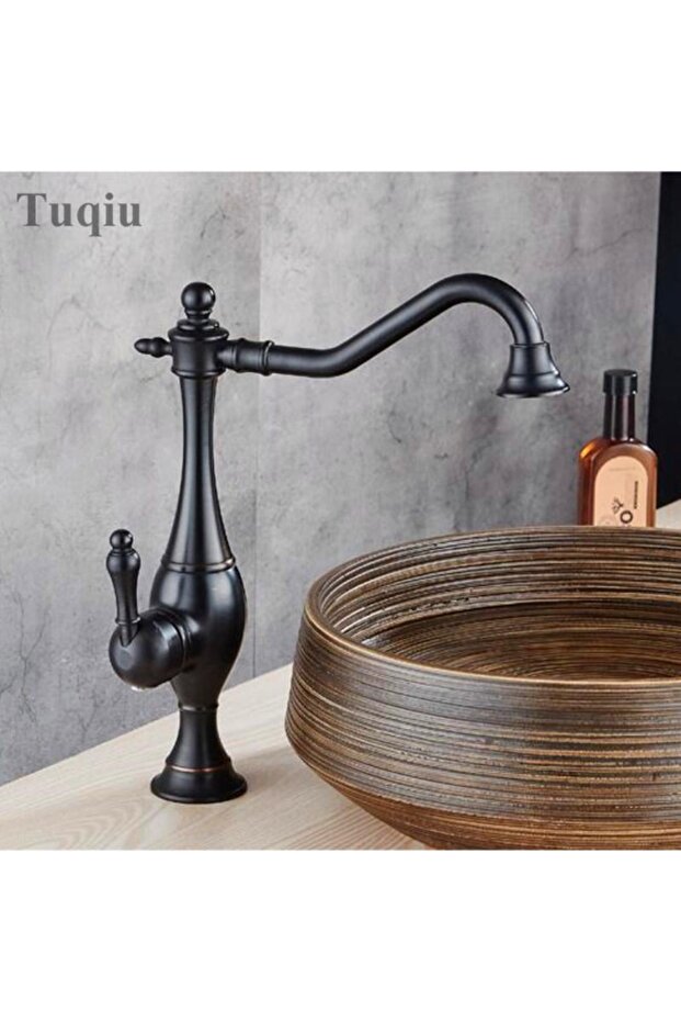 Bathroom Bowl Sink Faucet Black Color New Design