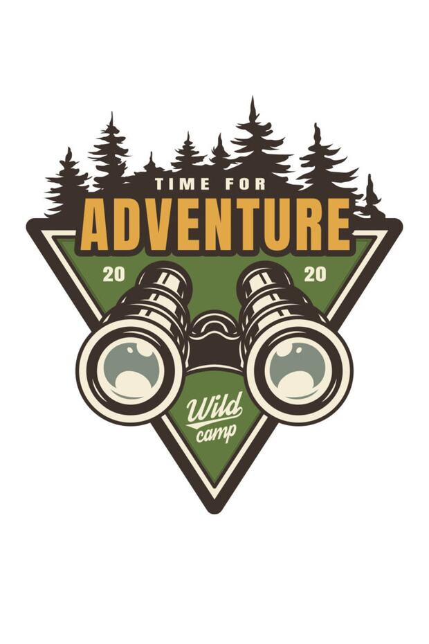 Time For Adventure Auto, Motorcycle, Helmet, Laptop Sticker 13x12 Cm