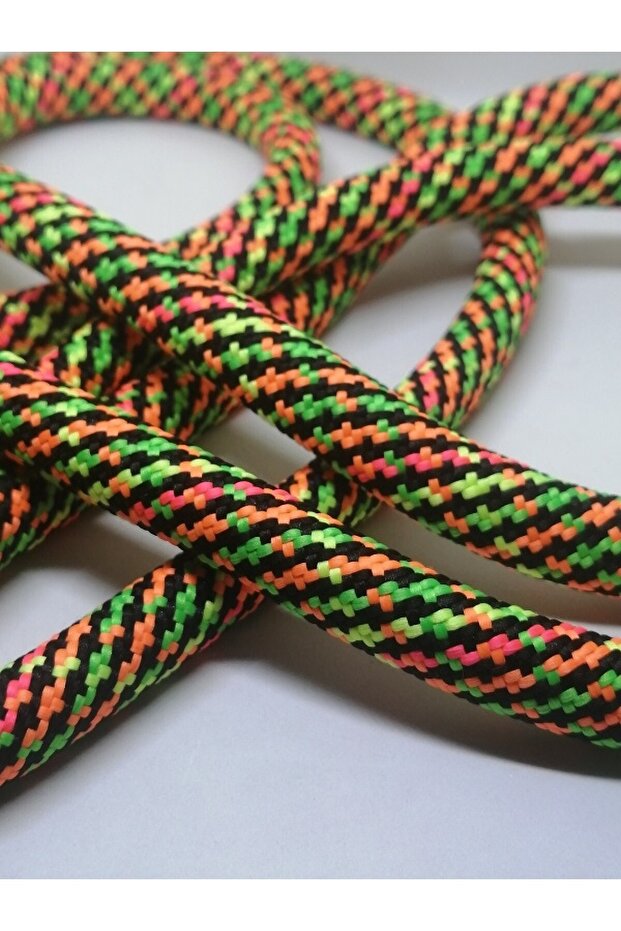 Pet Walking and Leash Rope 10 Mm Thickness Marbled Color 5 Meters