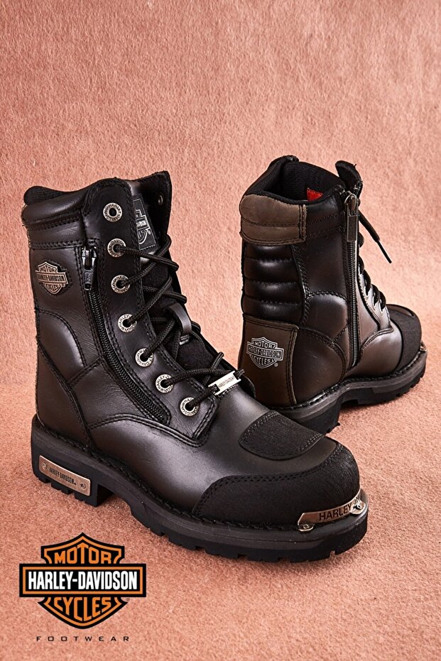 Rıddıck Siyah Hakiki Deri Bot - 1