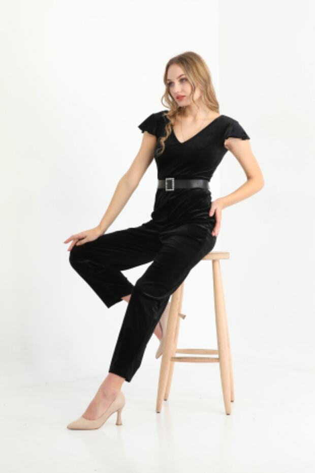 Kadın Kadife Tulum - 8