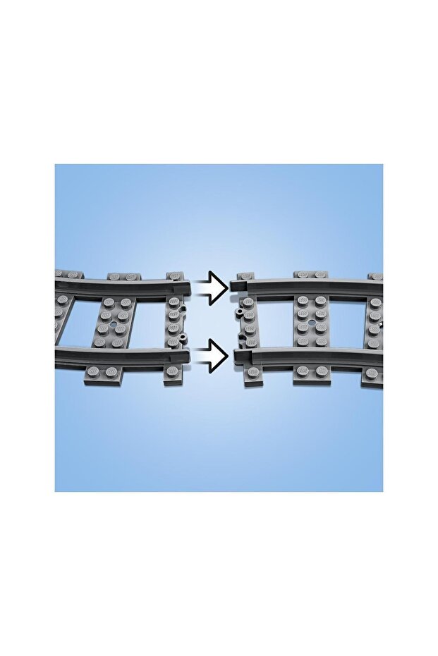 ® City Değiştiren Makaslar 60238 - Tren Seven Çocuklar için Yaratıcı Oyuncak Yapım Seti (8 P) - 5