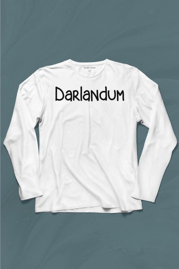 Darlandum Darlandim Dar Lan Dum Black Sea Trabzon Long Sleeve T-Shirt Printed T-shirt