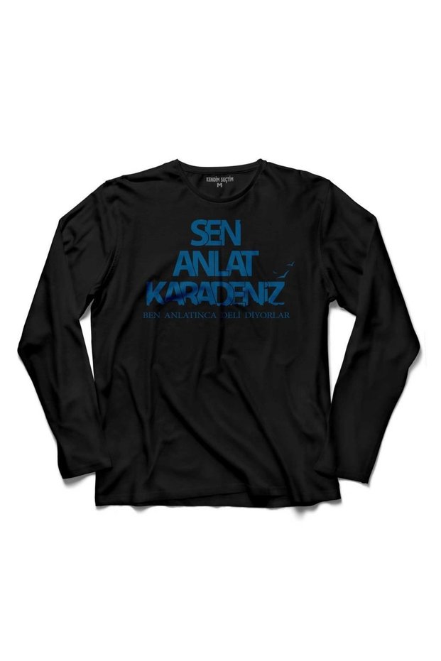 Sen Anlat Karadeniz TV Series Logo Long Sleeve T-Shirt Printed Children's T-shirt