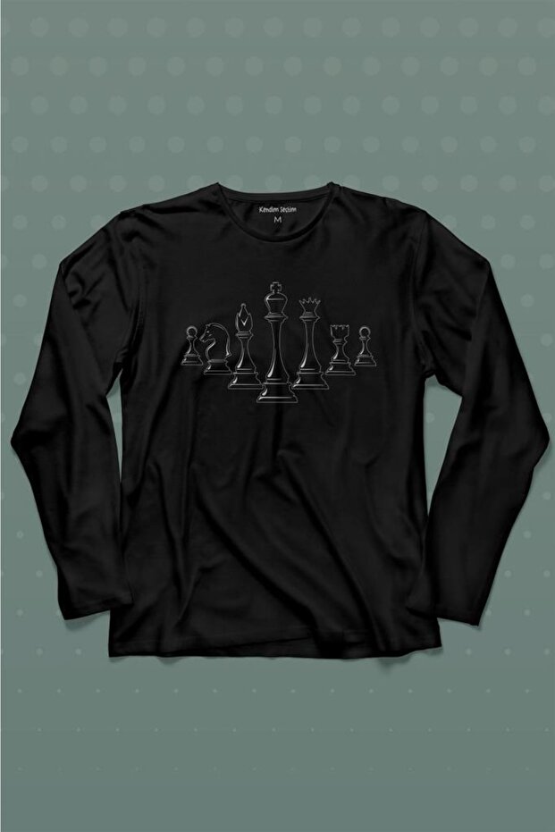 Chess Intelligence Strategy Game Chess Long Sleeve T-Shirt Printed Children's T-shirt
