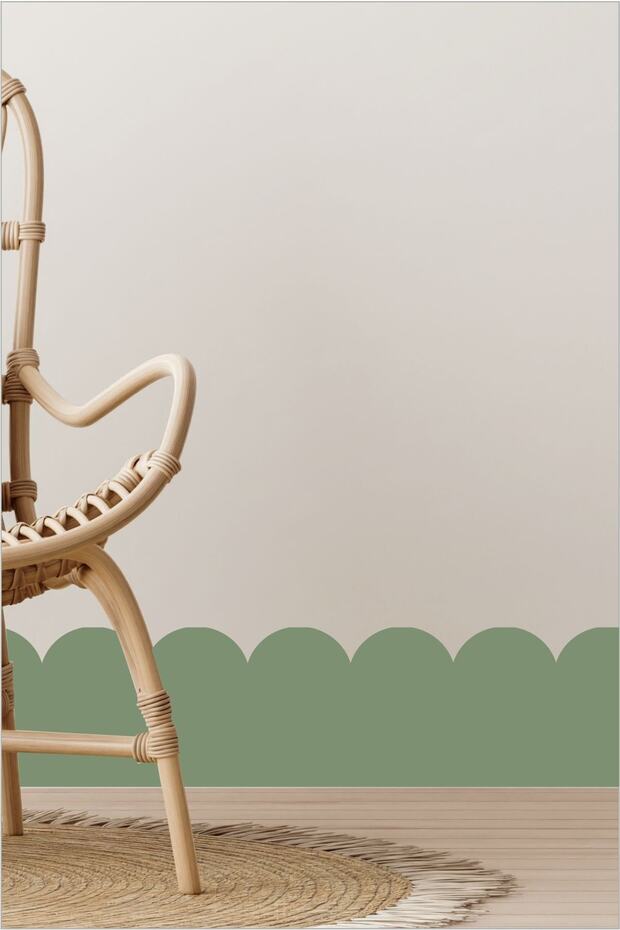 Şerit Bohem Duvar Sticker - 1