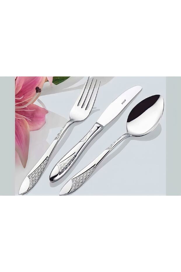 Inter Çelik Hasır 72 Parça Kaşık Catal Bıçak Seti - 1