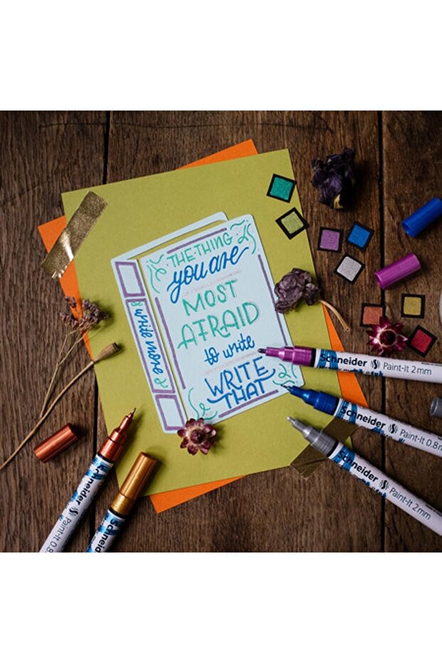 Paint-it Metallic Marker 2 Mm Set of 4 Ml01111501 - 4