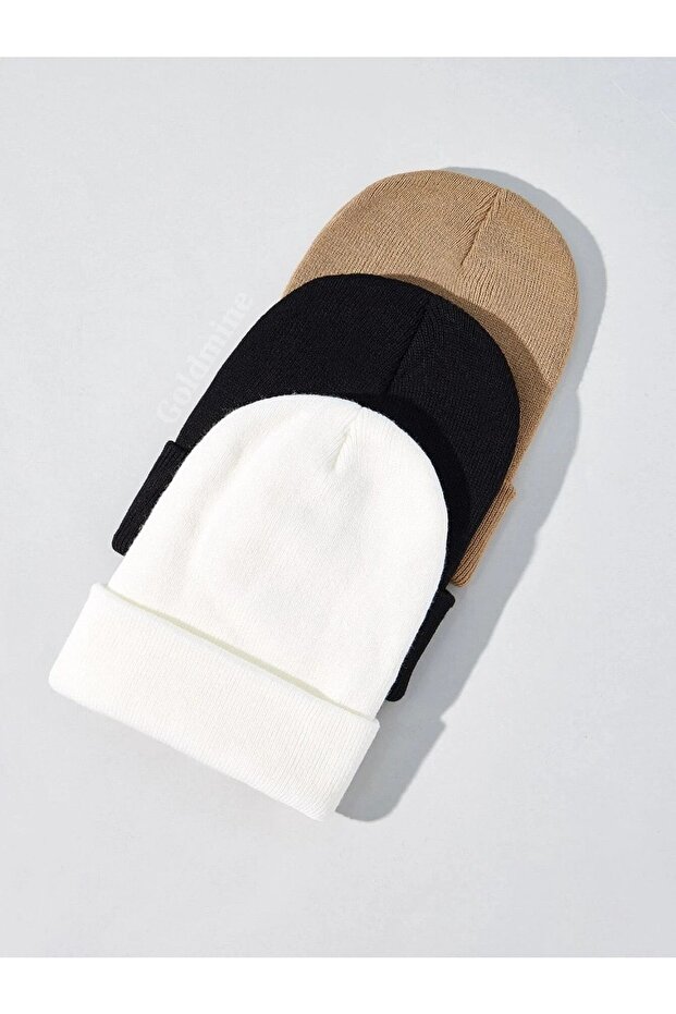 Unisex Basic Beret Σετ - 3