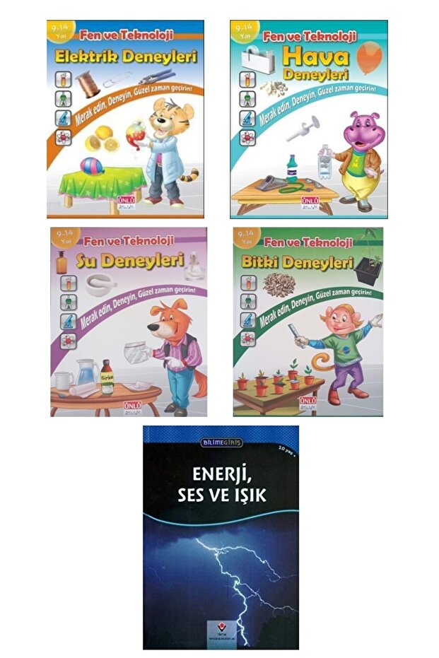 العلوم والتكنولوجيا التجارب سلسلة-5 مجموعة الكتب