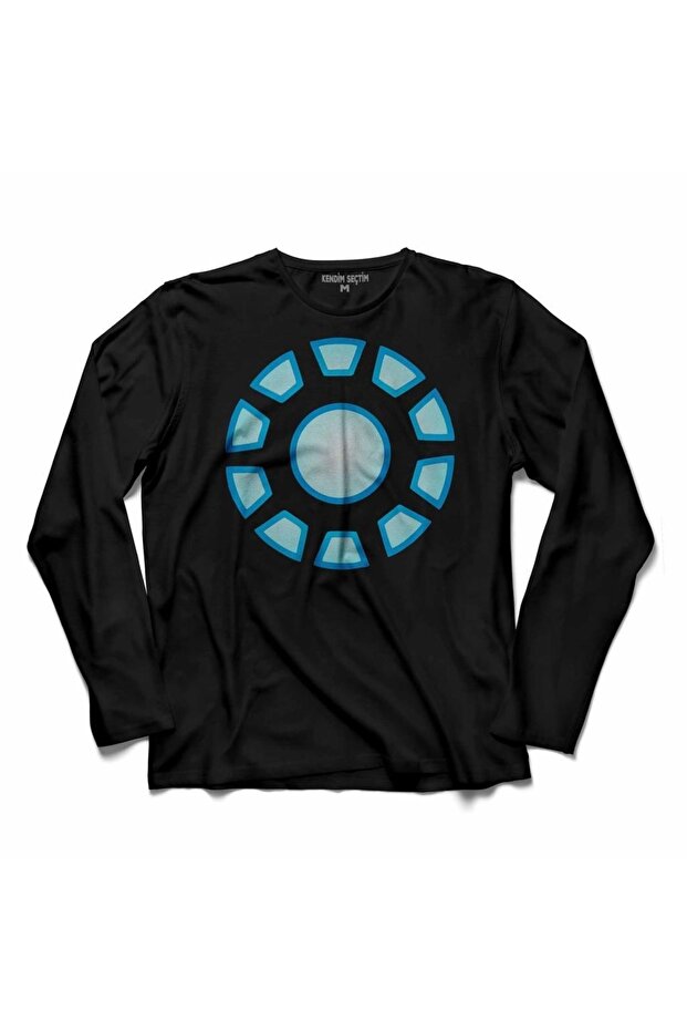 تي شيرت Arc Reactor Iron Man Iron Man 2 بأكمام طويلة