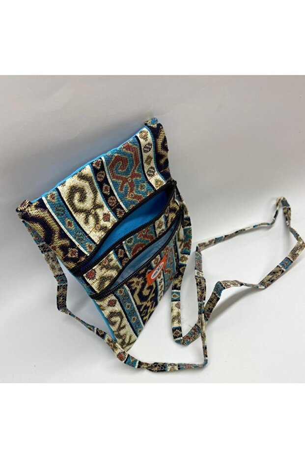 Authentic Patterned Zippered Strap Bag Custom Made - Gs201 - 4