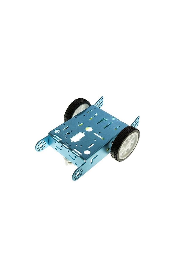 Emes Robotik 2wd Engelden Kaçan Alüminyum Mbot Robot Araç Seti - Mavi - 2