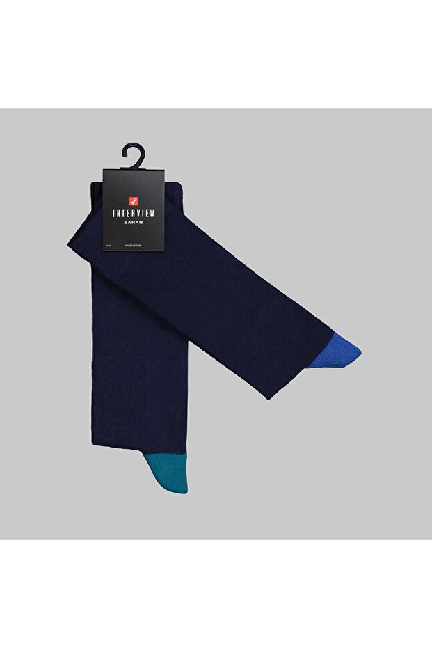 Lacivert 2'li Çorap - 1