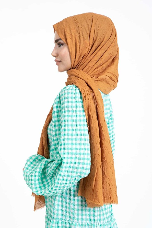 Bambu Kraş Şal Camel - 4