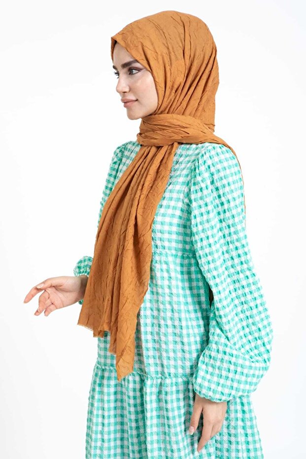 Bambu Kraş Şal Camel - 5