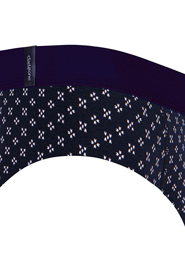 الأزرق الداكن منقوشة الرجال محب زلة - 3