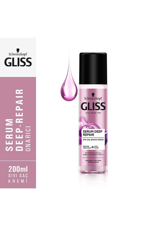 Serum Deep Repair Şampuan 500 ml X 2 Adet Sıvı Saç Kremi 200 ml Mor Makyaj Çantası - 4
