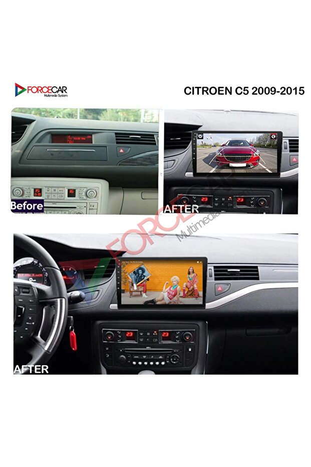 Citreon C5 Uyumlu Android Multimedya 2_32 Kablosuz Carplay - 1