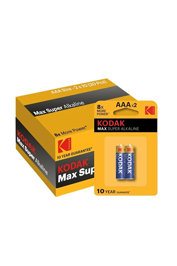 20 Adet Max Super Alkalin Ince Pil - 1