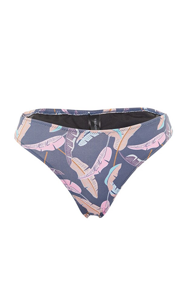 Yaprak Desenli Bikini Altı TBESS21BA0042 - 6
