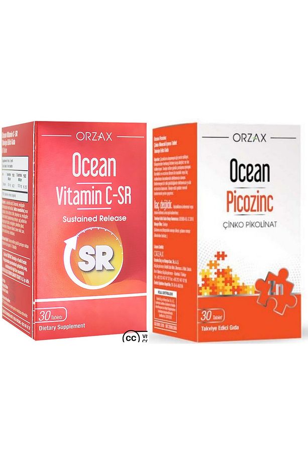 Vitamin C-sr 30 Tablet  Picozinc Çinko Pikolinat 30 Kapsül - 1