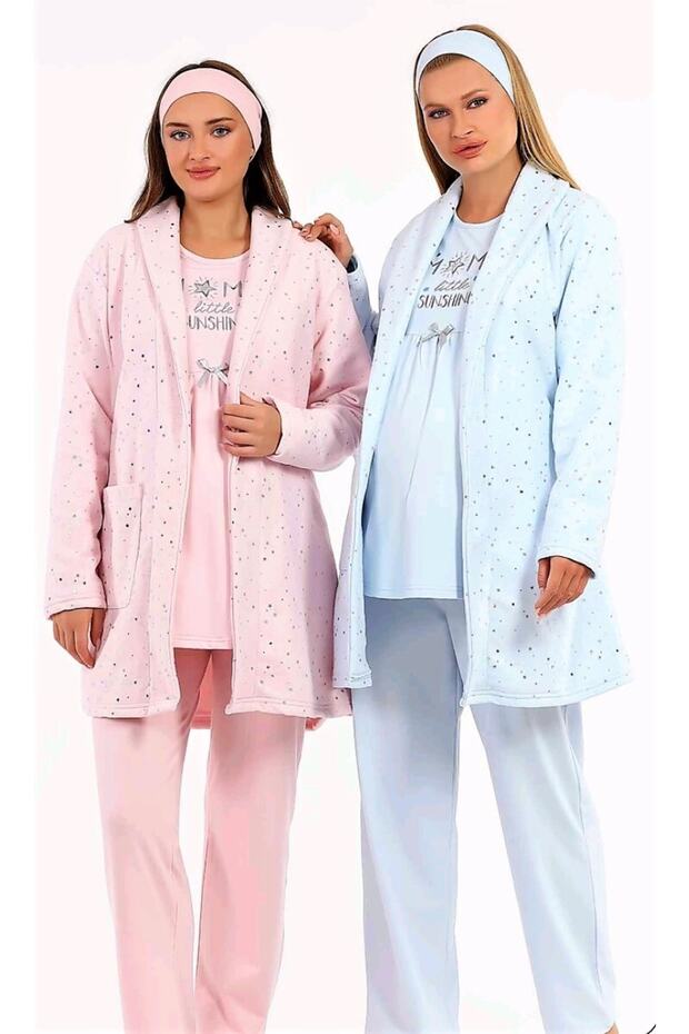 Maternity Pajama Set with Dressing Gown New Season