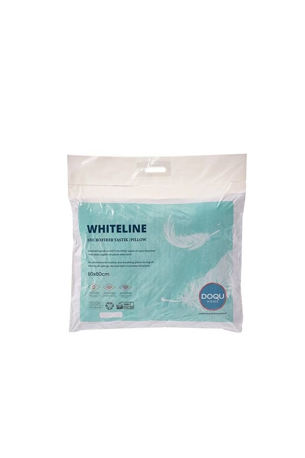 Doqu Home Whiteline Microfiber Yastık - 4