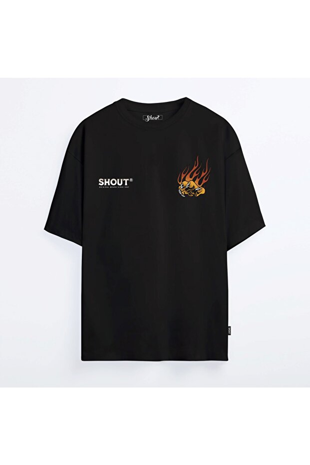 Oversize Limited Edition Tiger Vs Snake Unisex T-shirt